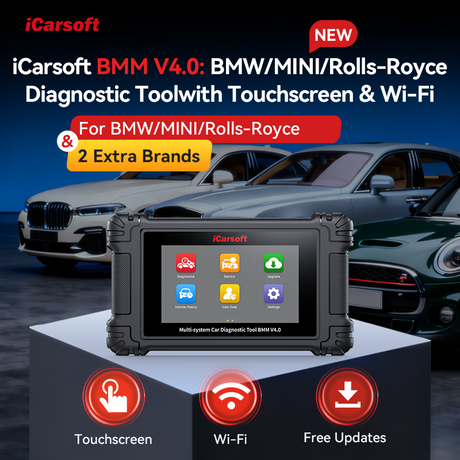 iCarsoft BMM V4.0 [ For BMW/Mini/Rolls_Royce + 2 Extra Brands ]
