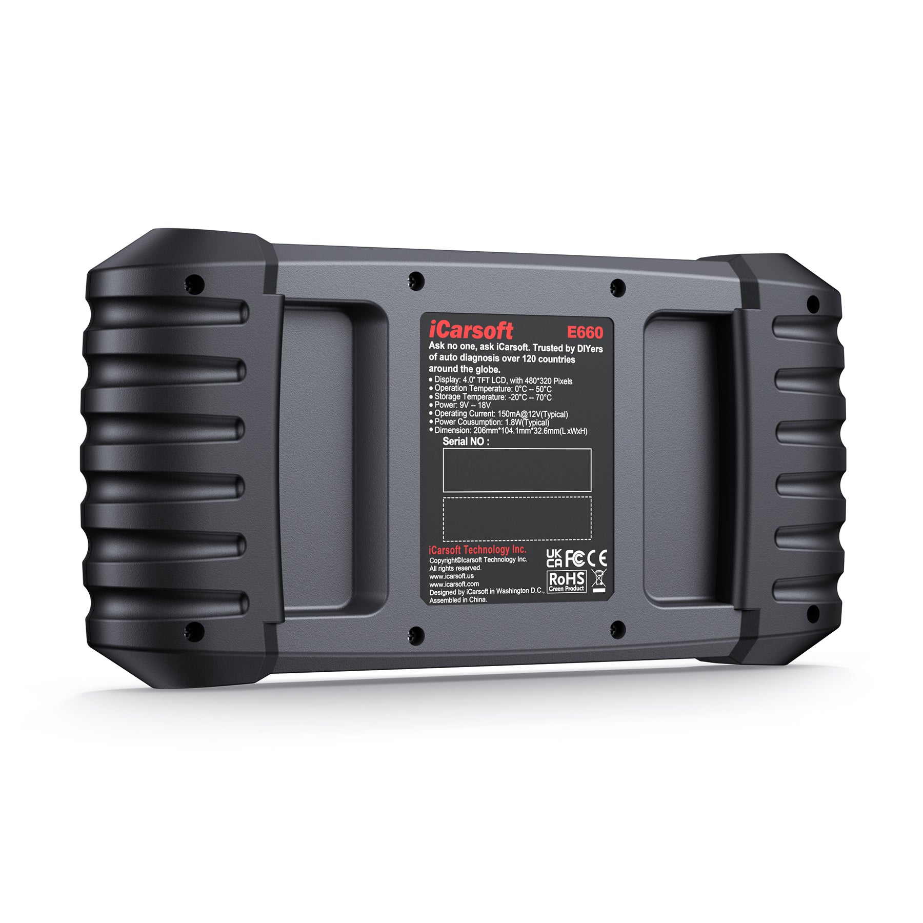 iCarsoft E660 2025 Version 4 Systems OBD2 Scanner