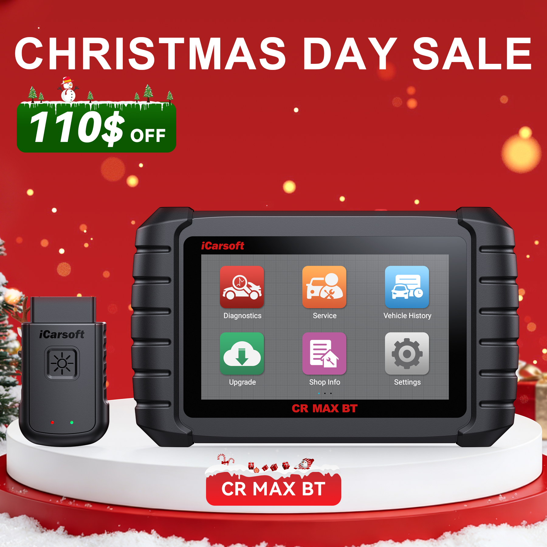iCarsoft CR MAX BT Car Diagnostic Tool