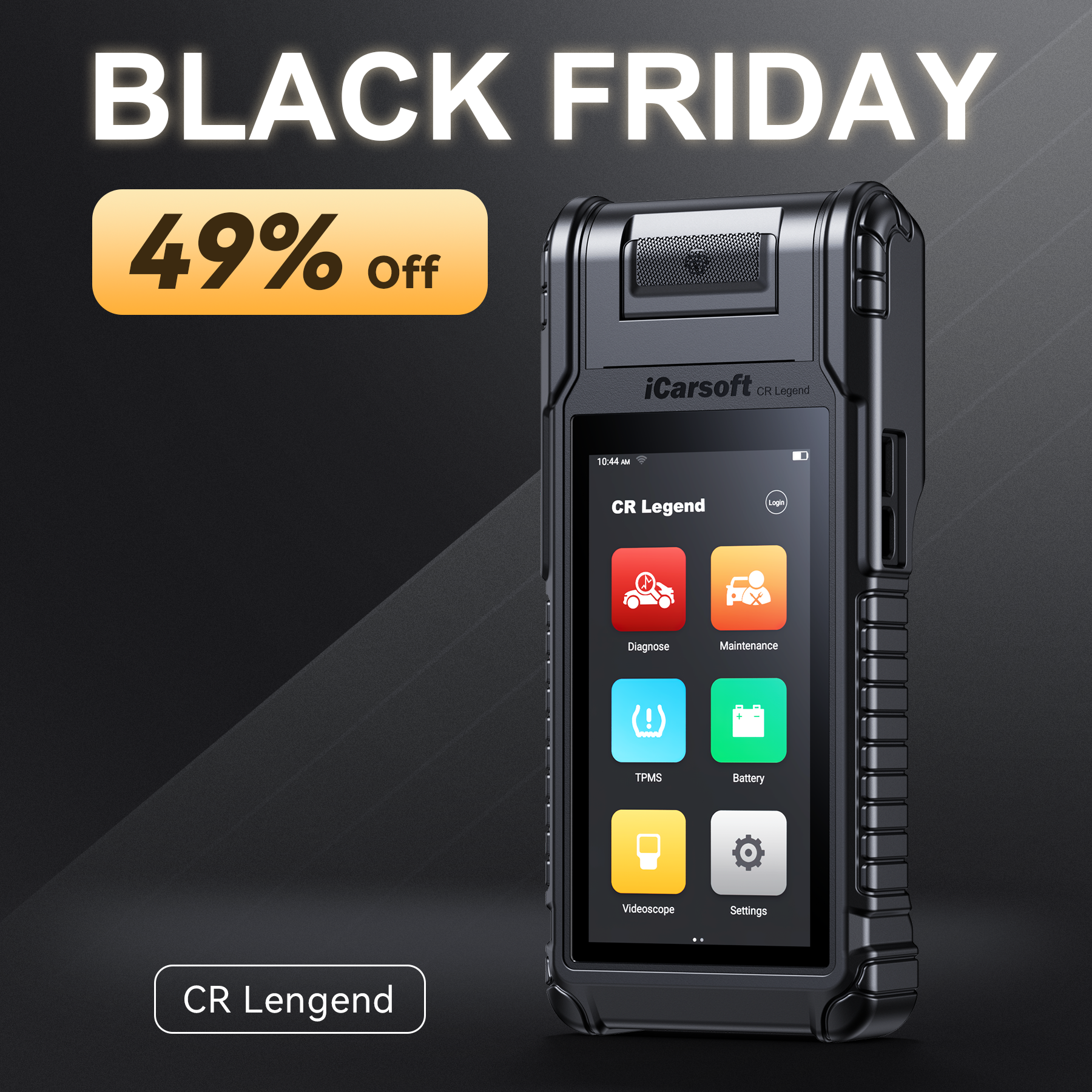 iCarsoft CR Legend Advanced Automotive Diagnostic Tool