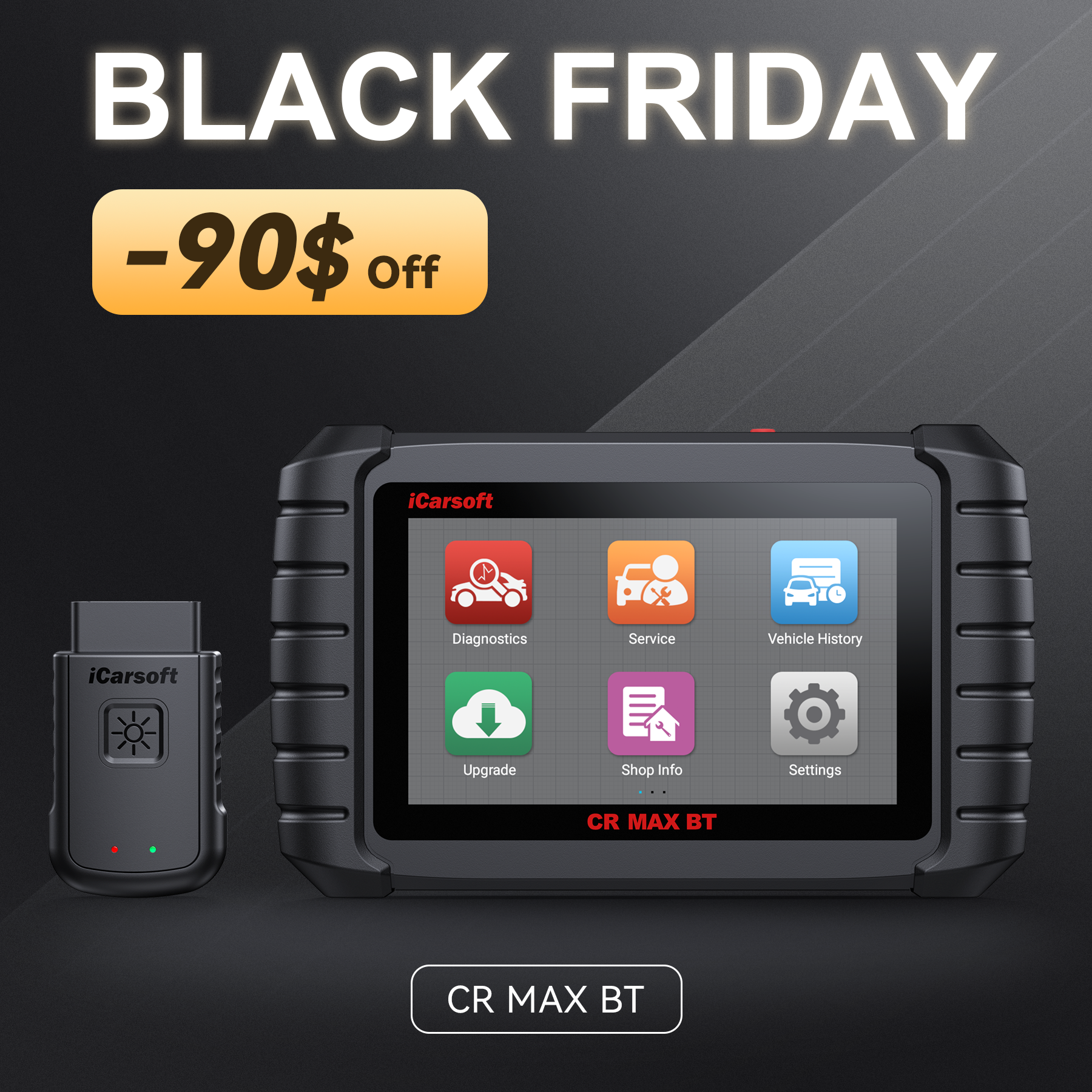 iCarsoft CR MAX BT Car Diagnostic Tool