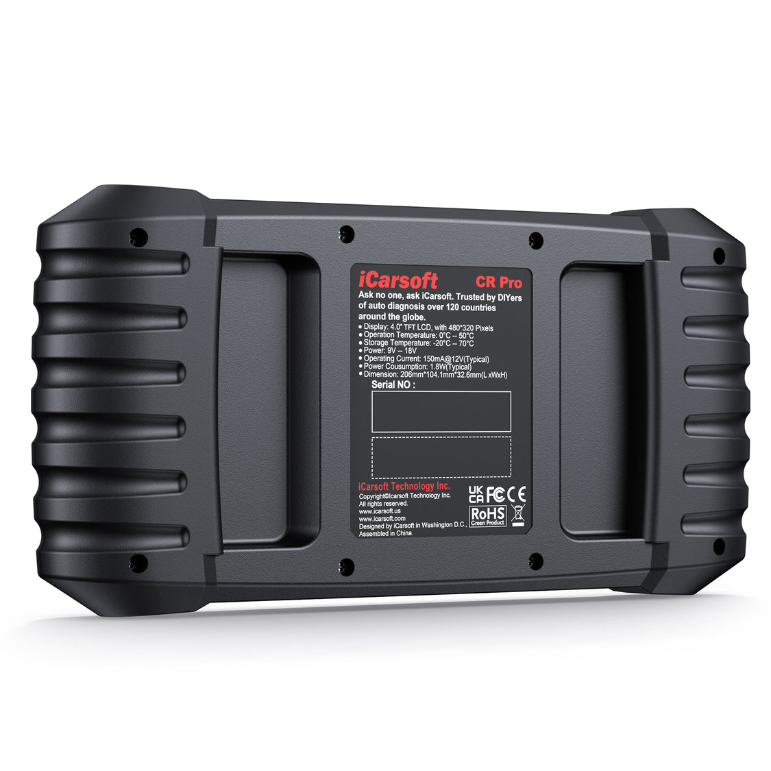 Diagnostica Auto ICarsoft I800 OBDII – Leggere E Cancellare Codici Errore, Display Retroilluminato