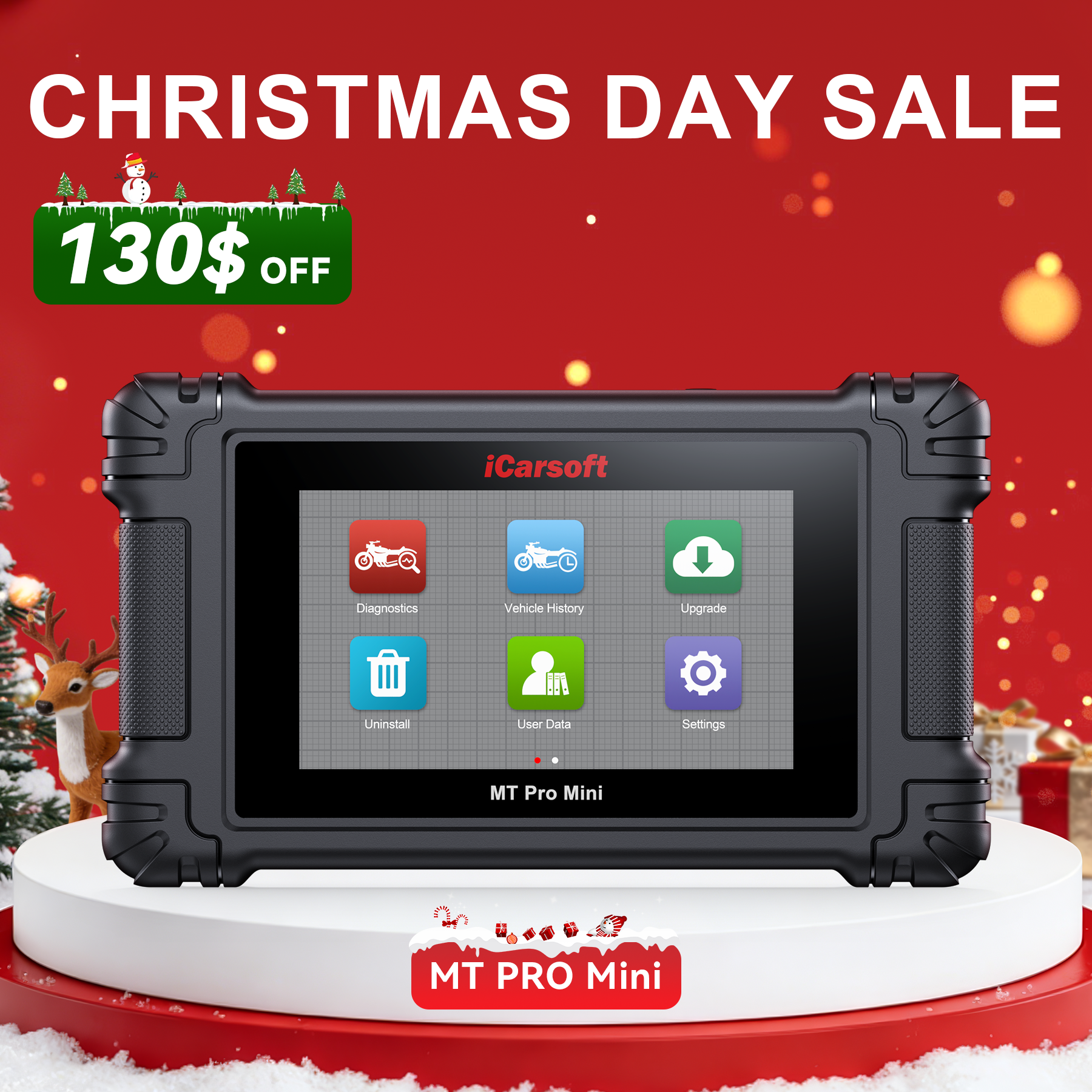 For Most Motorcycle iCarsoft Motorcycle Diagnostic tool MT Pro Mini