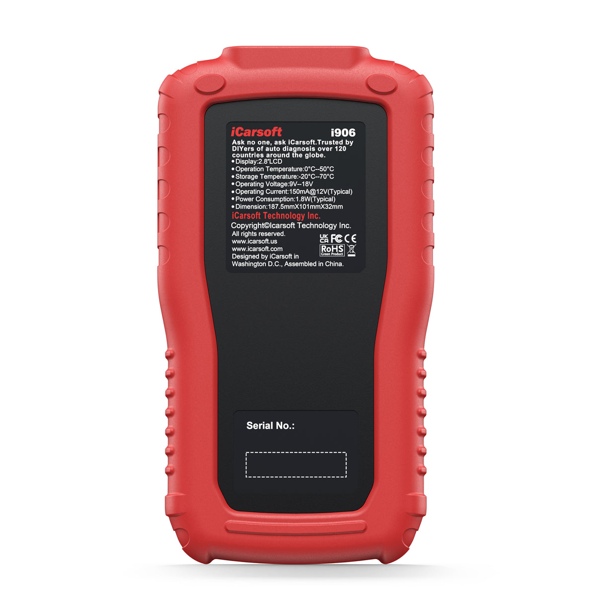 iCarsoft i906 Car Diagnostic Tool For Volvo/Saab