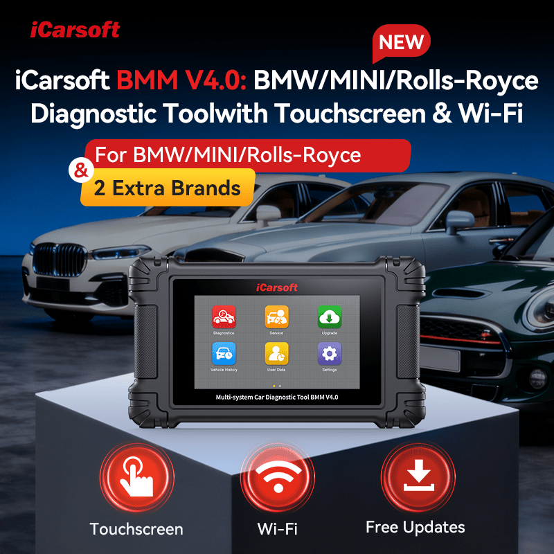 iCarsoft BMM V4.0 for BMW / Mini / Rolls-Royce Diagnostic Scanner