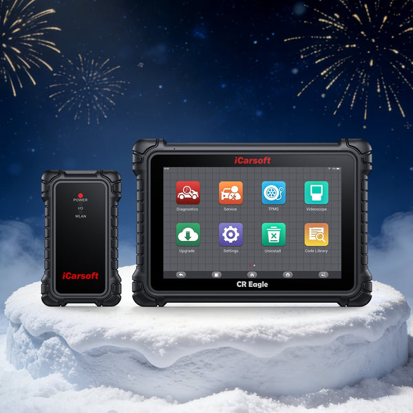iCarsoft CR Eagle professional diagnostic tablet for diagnosing P0422 catalyst efficiency faults