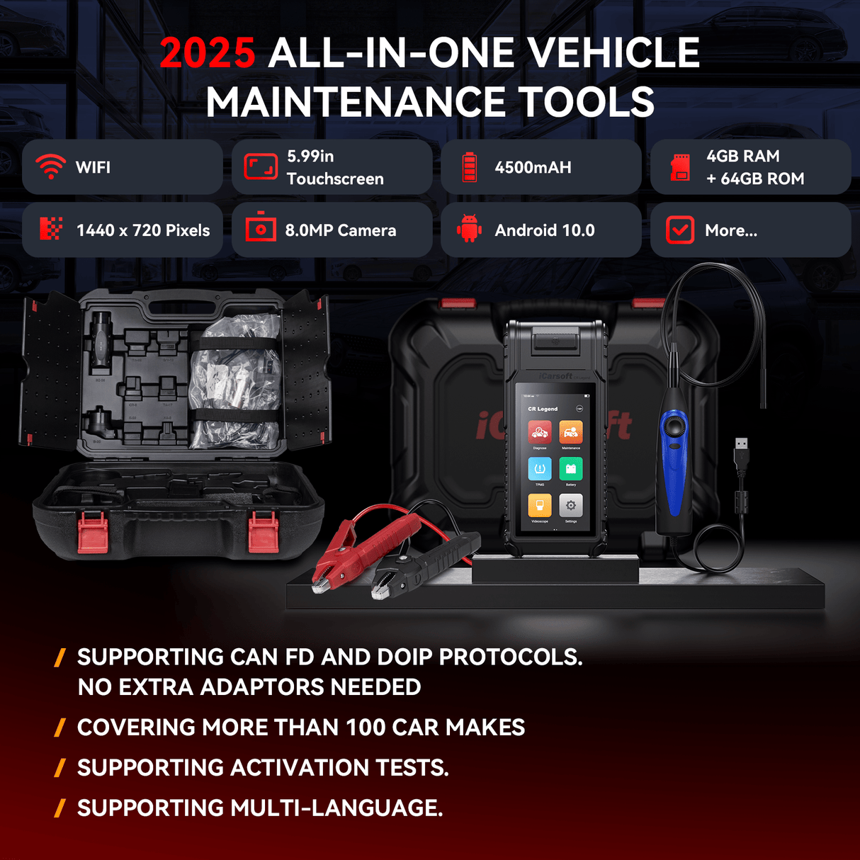 iCarsoft CR Legend Advanced Automotive Diagnostic Tool