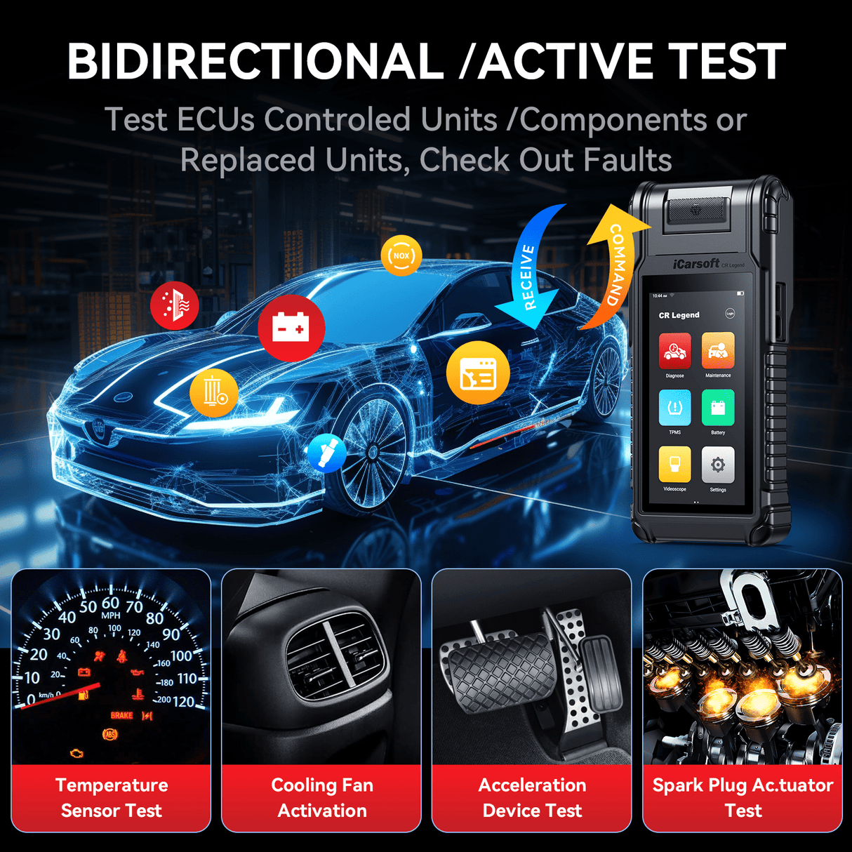 iCarsoft CR Legend Advanced Automotive Diagnostic Tool
