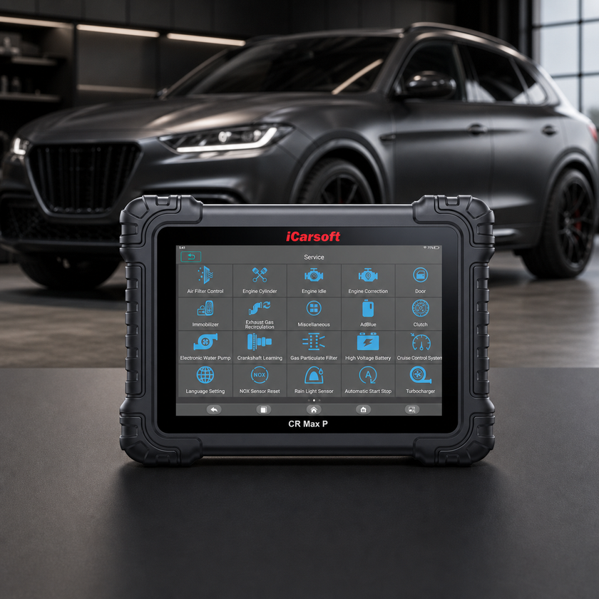 iCarsoft CR Max P — Bi-Directional Scan Tool with Topology Mapping for 58 Car Brands