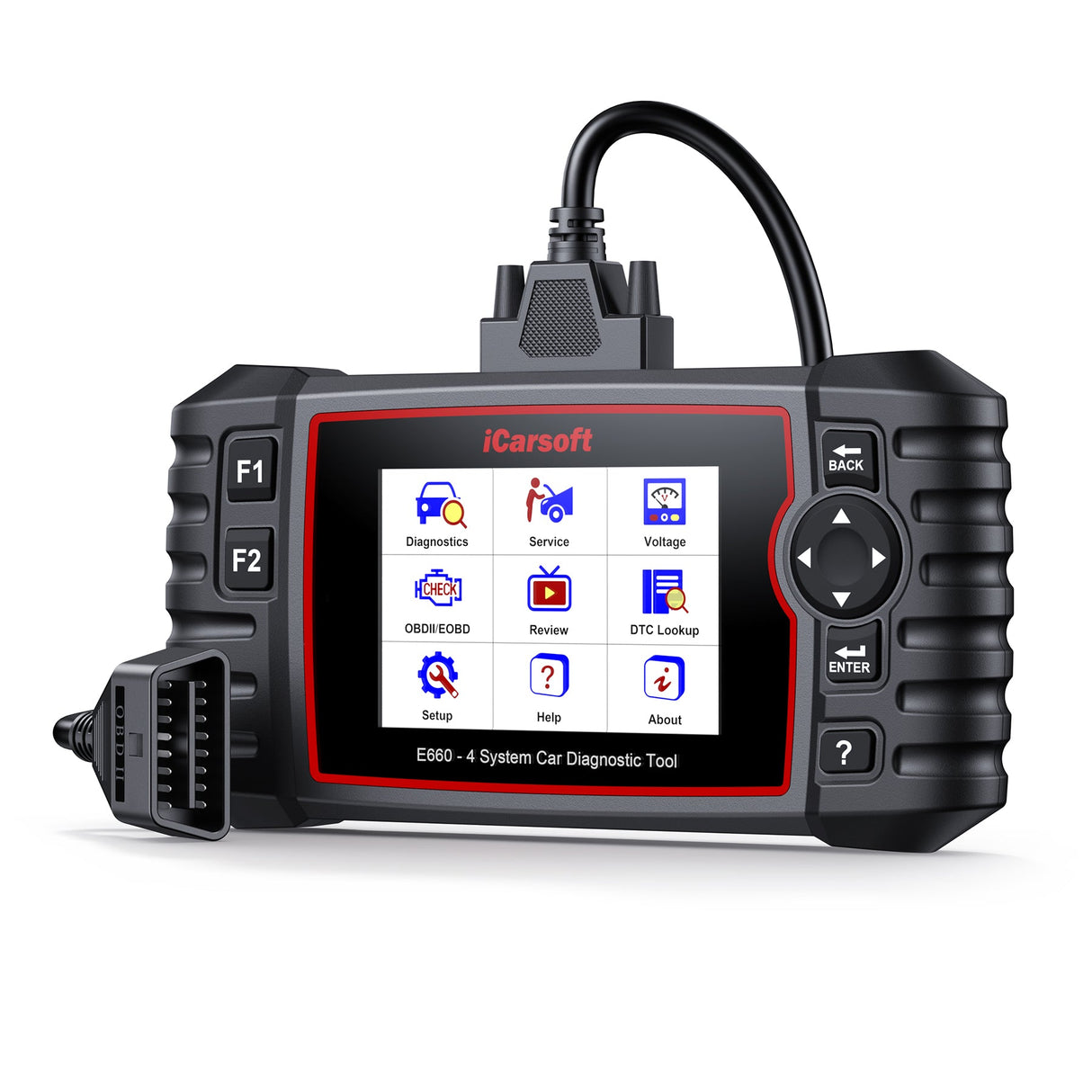 iCarsoft E660 NEW Version 4 Systems OBD2 Scanner