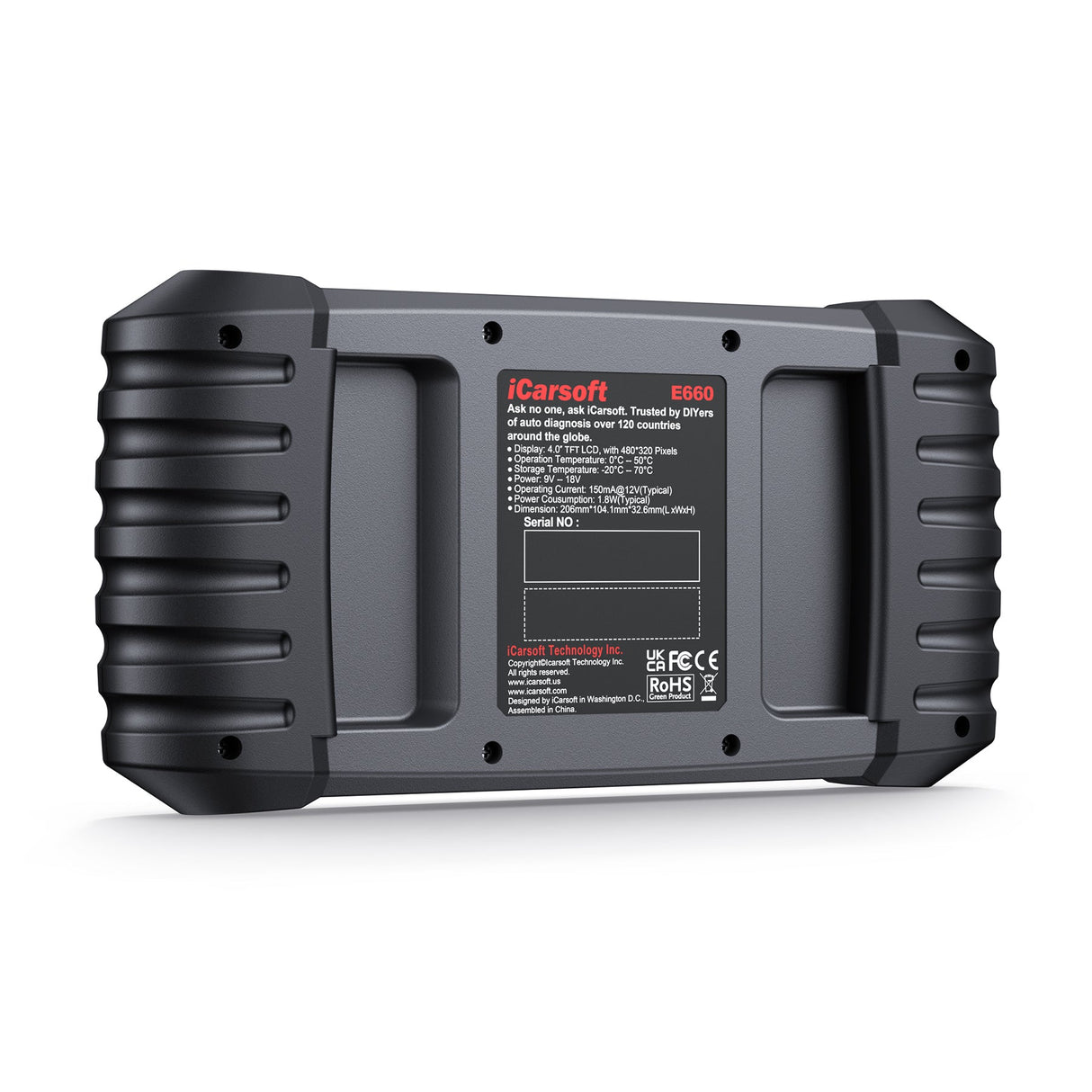 iCarsoft E660 NEW Version 4 Systems OBD2 Scanner