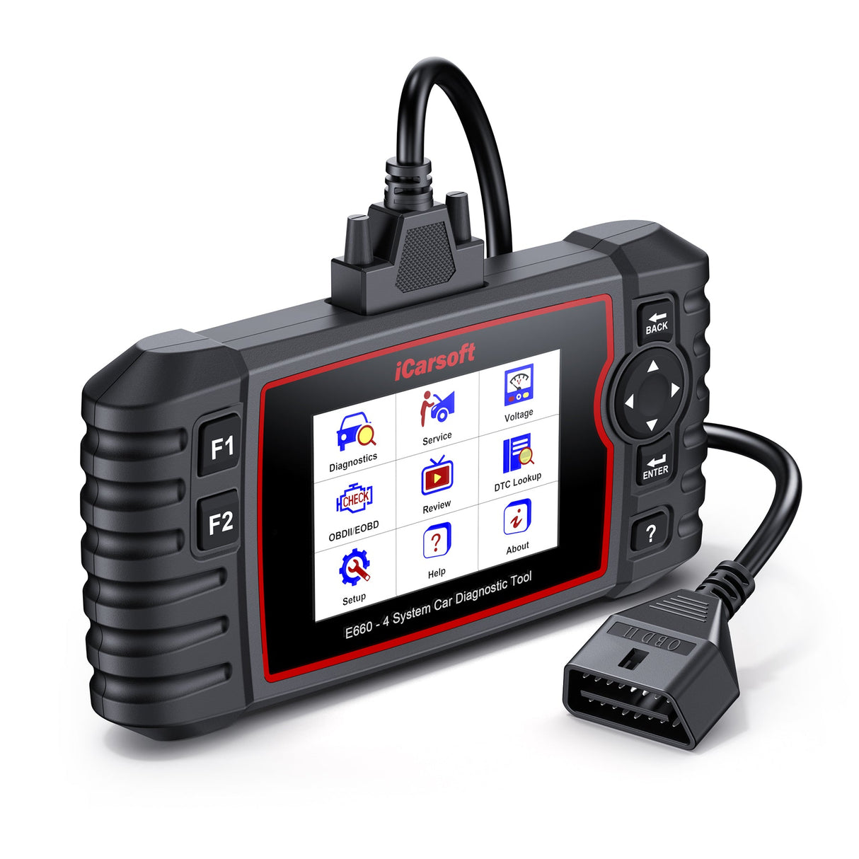 iCarsoft E660 NEW Version 4 Systems OBD2 Scanner