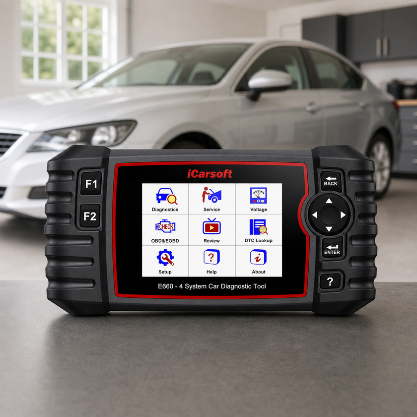 iCarsoft E660 NEW Version 4 Systems OBD2 Scanner