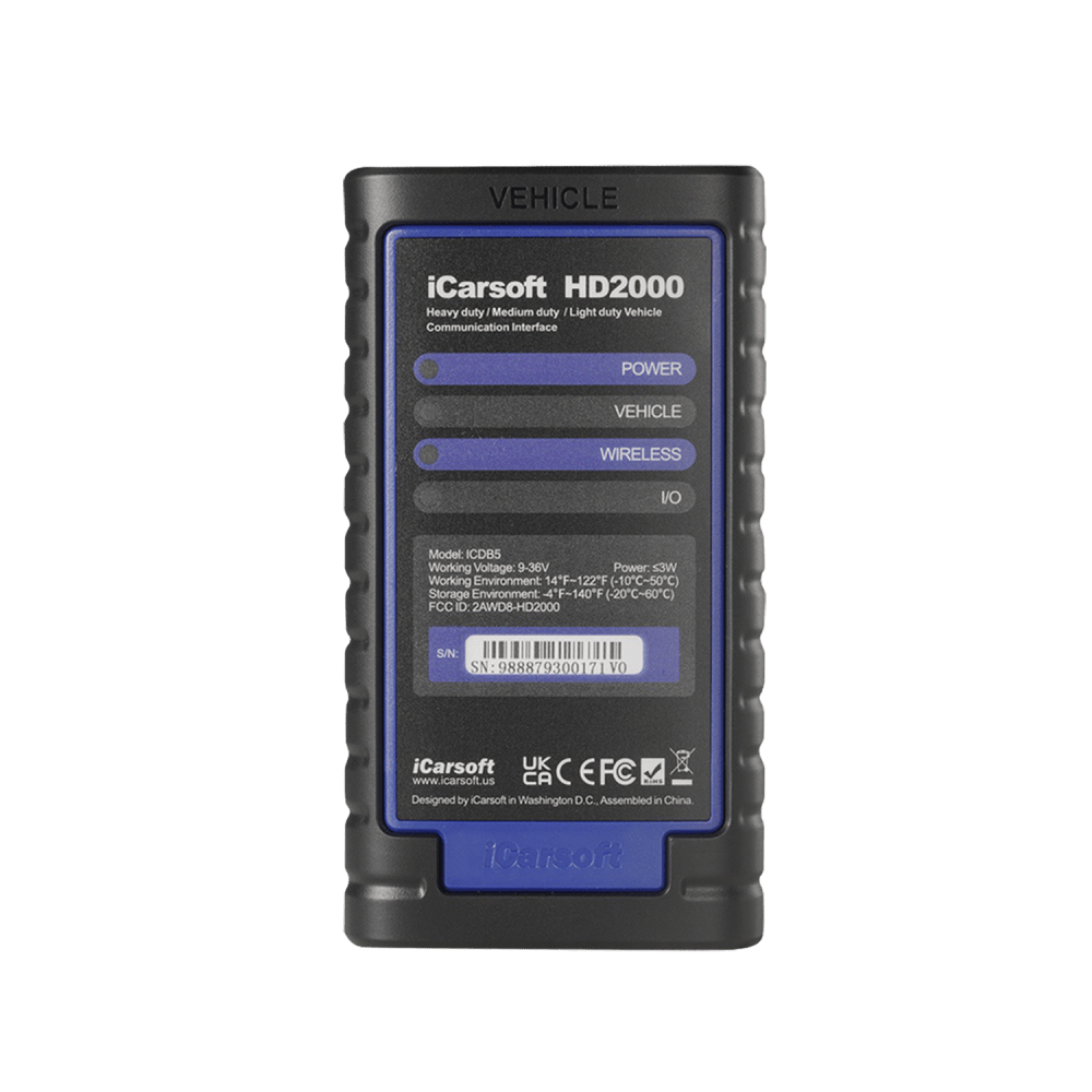 iCarsoft HD2000 Heavy Duty Truck Package for CR Ultra