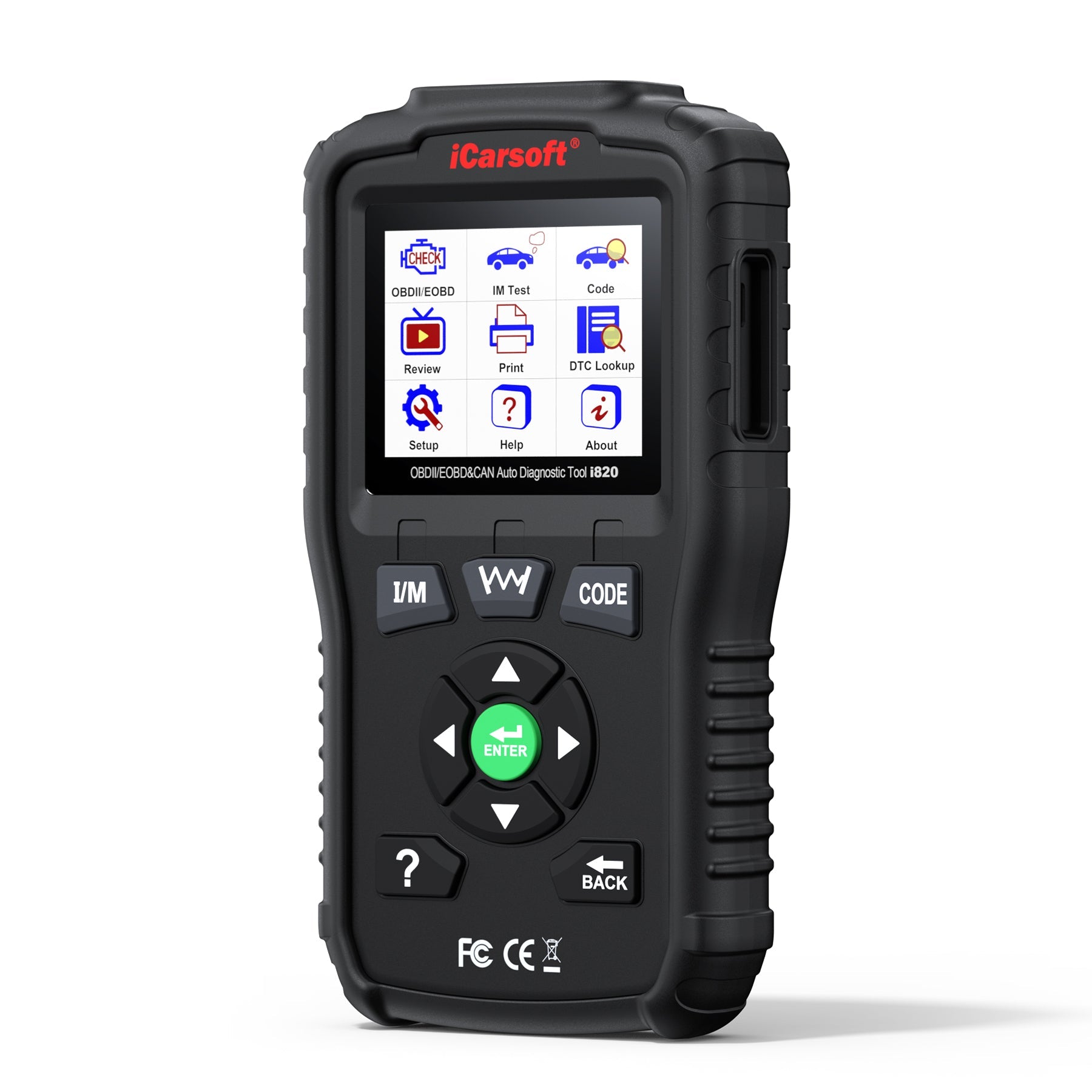 iCarsoft i820 OBD2 Code Reader for Check Engine Light
