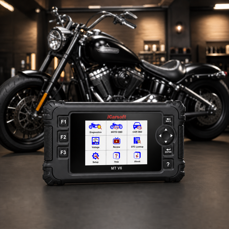 iCarsoft MT V6 Motorcycle Diagnostic Tool for Harley-Davidson