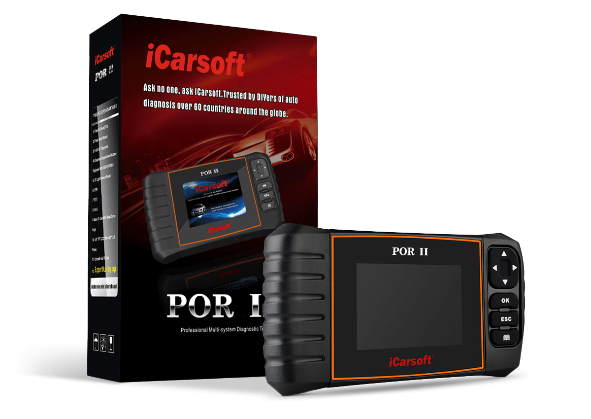 iCarsoft POR II Obd2 Scanner for Porsche