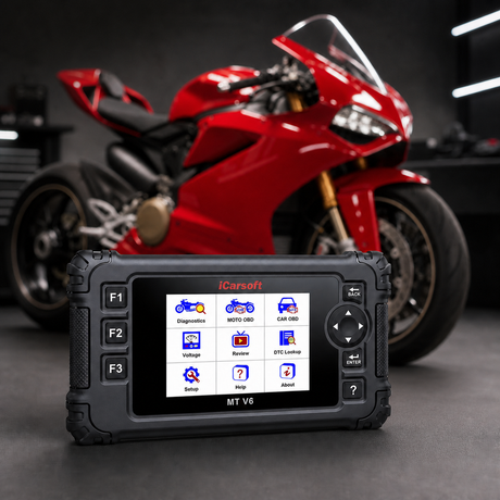 iCarsoft MT V6 Motorcycle Diagnostic Tool for Aprilia