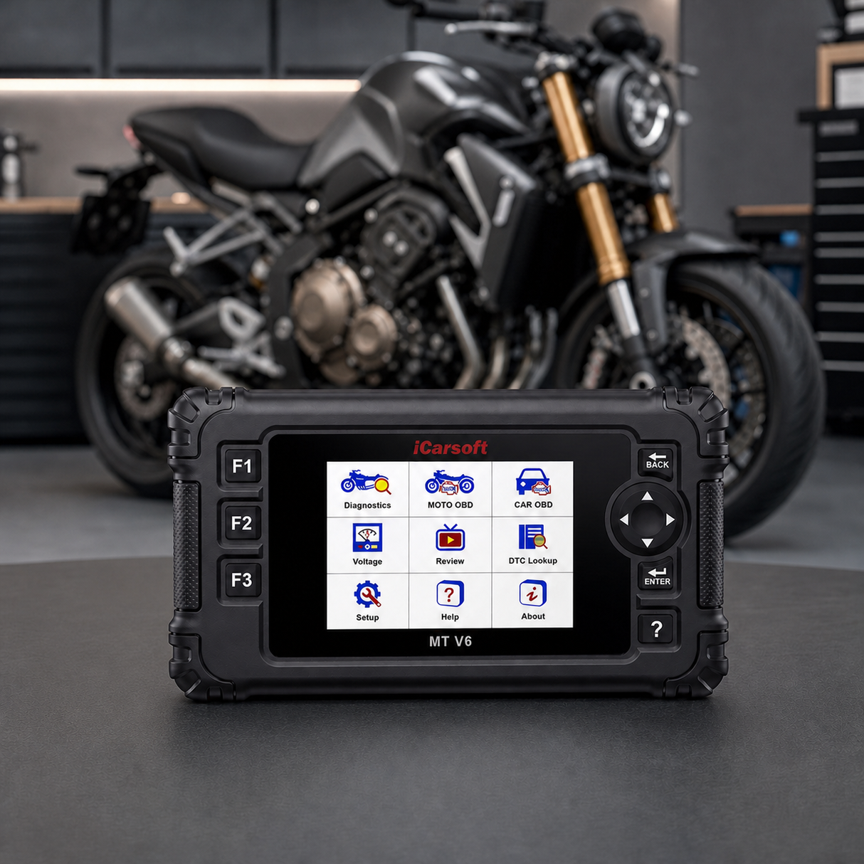 iCarsoft MT V6 Motorcycle Diagnostic Tool for Derbi