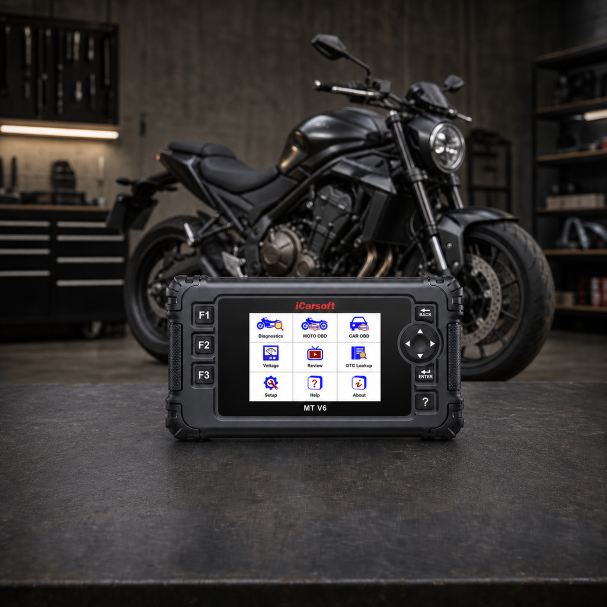 iCarsoft MT V6 Motorcycle Diagnostic Tool for Hartford