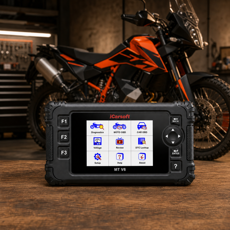 iCarsoft MT V6 Motorcycle Diagnostic Tool for HM