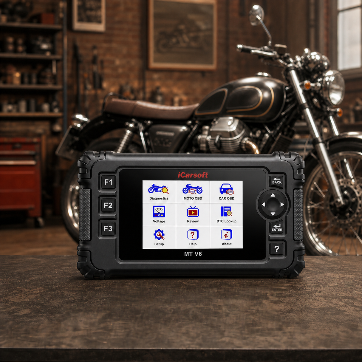 iCarsoft MT V6 Motorcycle Diagnostic Tool for Moto Guzzi