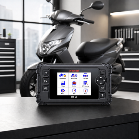iCarsoft MT V6 Motorcycle Diagnostic Tool for Peugeot