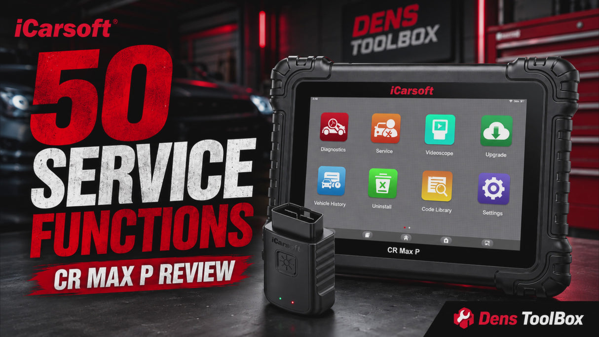 iCarsoft CR Max P — Bi-Directional Scan Tool with Topology Mapping for 58 Car Brands