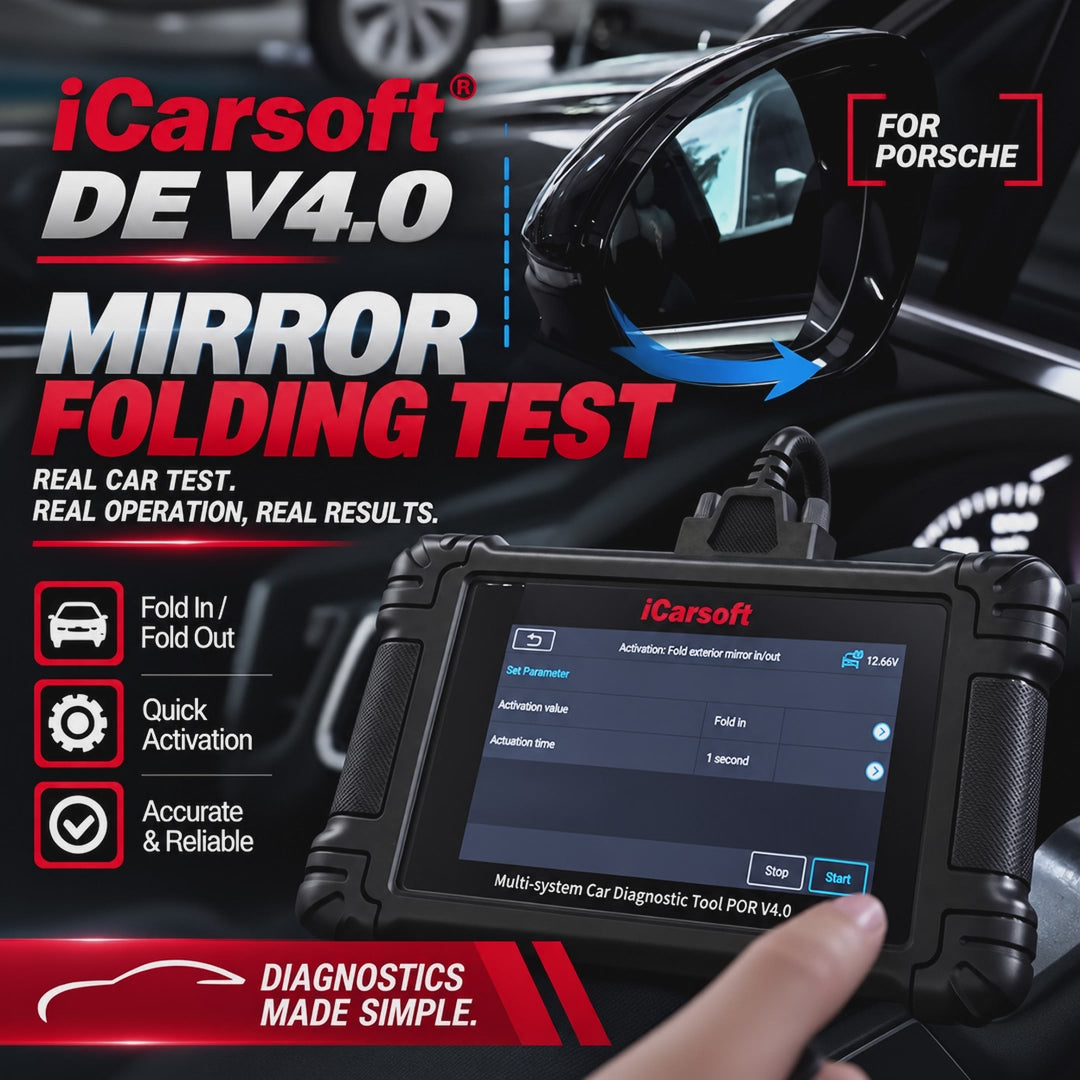 iCarsoft DE V4.0 for German Vehicle Makes with Touchscreen & Wifi