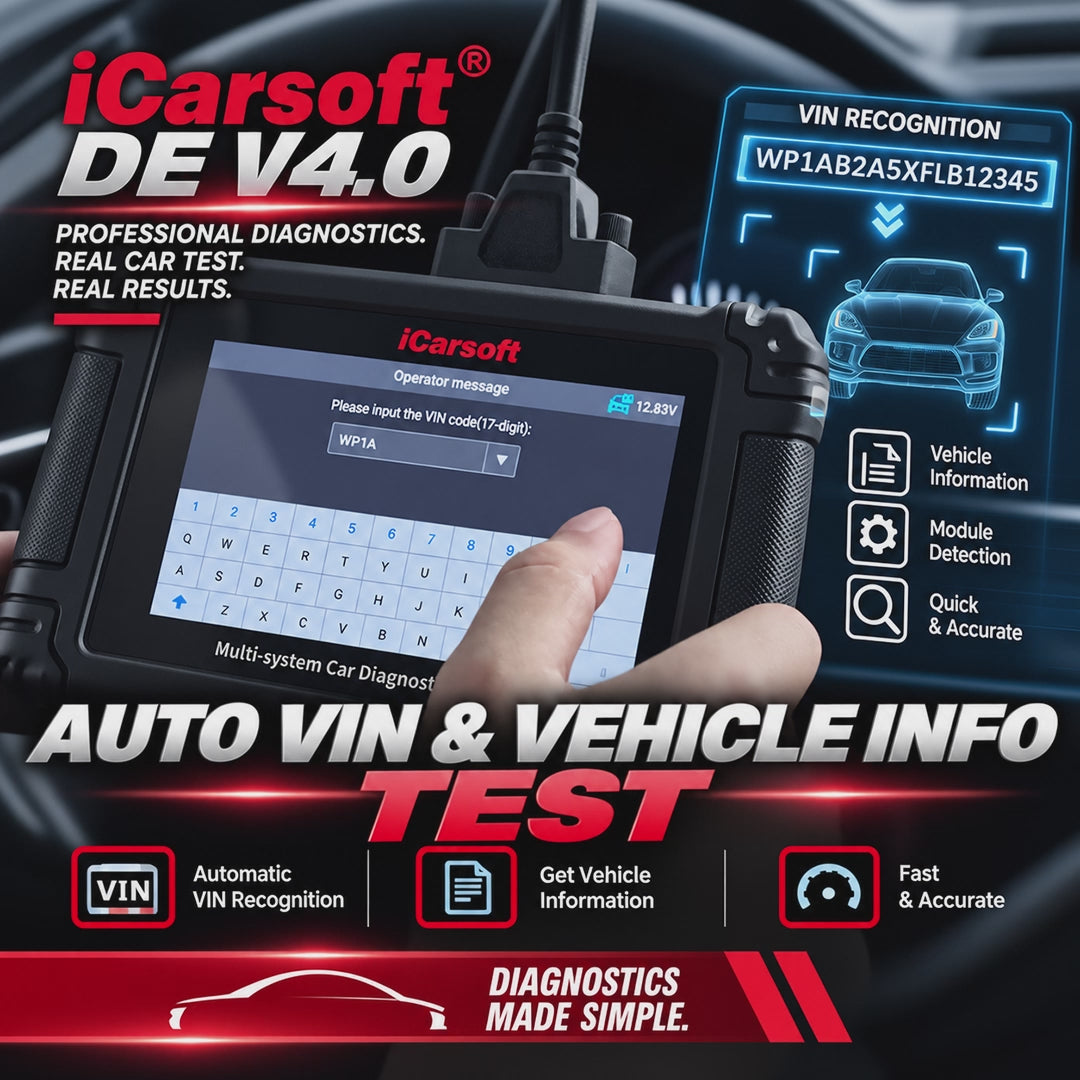 iCarsoft DE V4.0 for German Vehicle Makes with Touchscreen & Wifi
