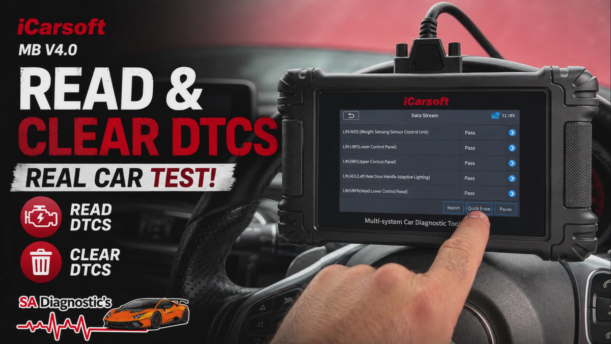 iCarsoft MB V4.0 for Mercedes-Benz/Sprinter/Smart/Maybach Diagnostic Scanner