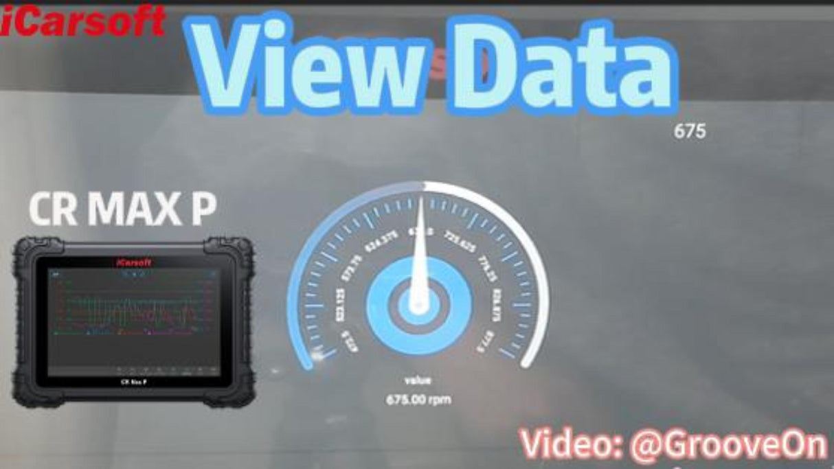 iCarsoft CR Max P — Bi-Directional Scan Tool with Topology Mapping for 58 Car Brands