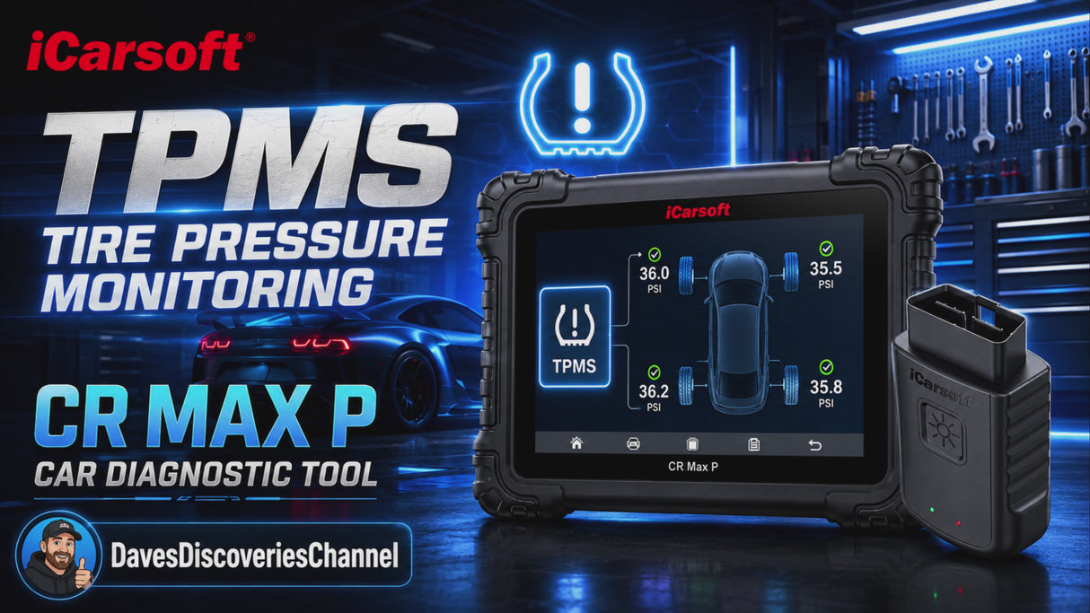 iCarsoft CR Max P — Bi-Directional Scan Tool with Topology Mapping for 58 Car Brands