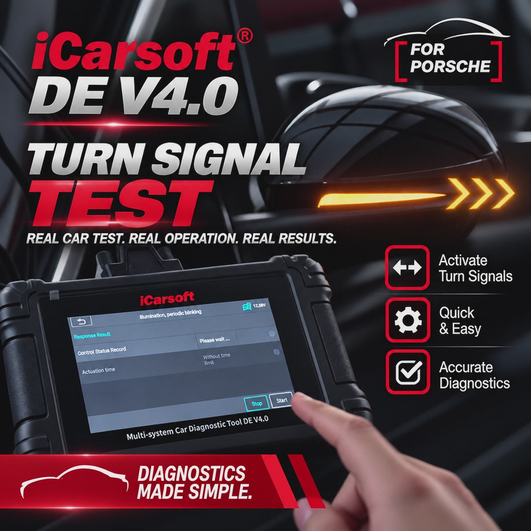 iCarsoft DE V4.0 for German Vehicle Makes with Touchscreen & Wifi