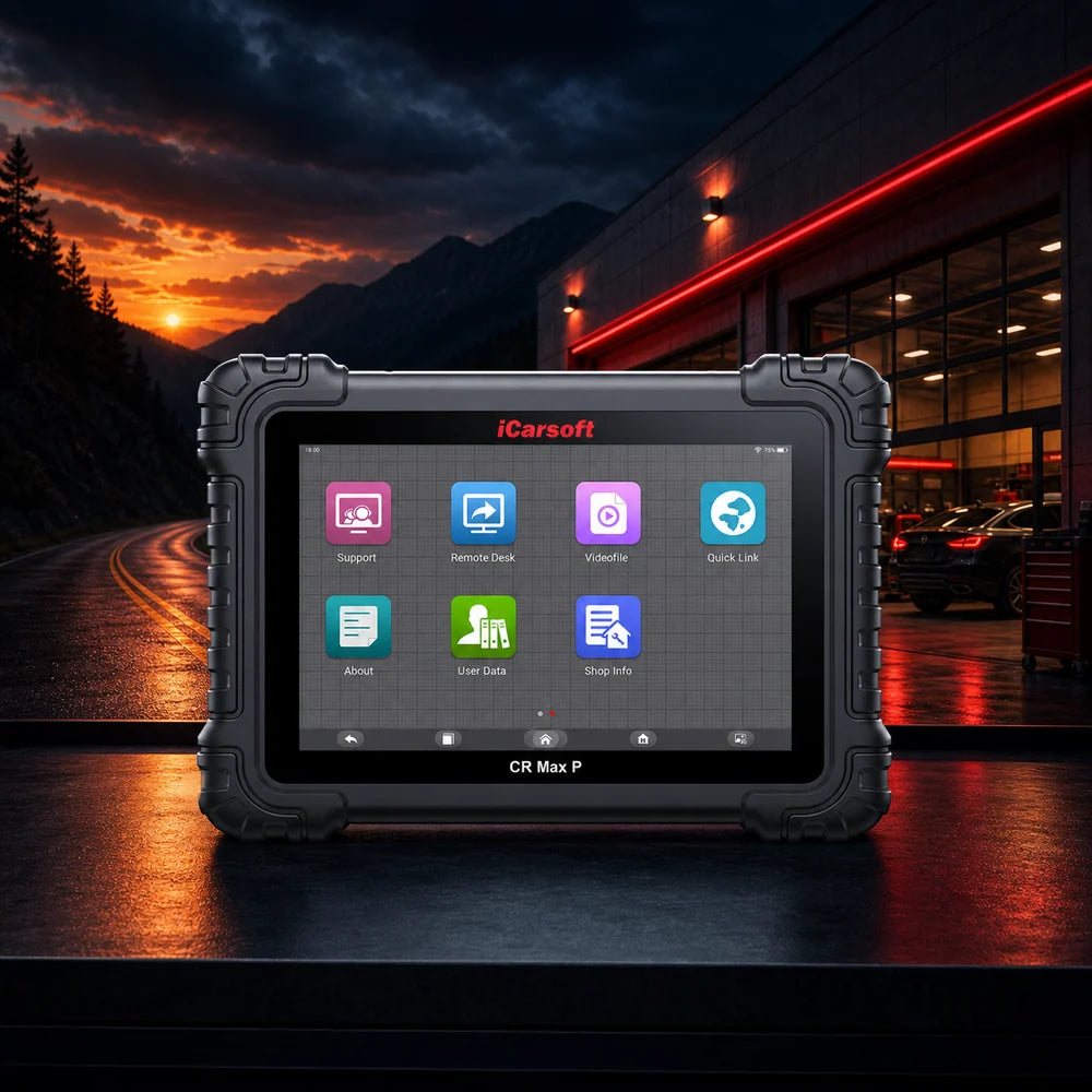 CR MAX P shown in the iCarsoft Labor Day road-trip campaign