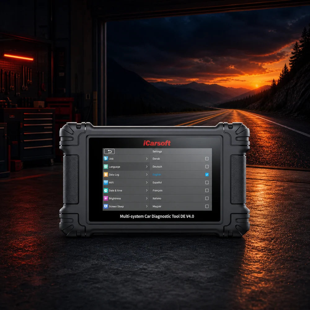 DE V4.0 diagnostic tool in the iCarsoft Labor Day campaign
