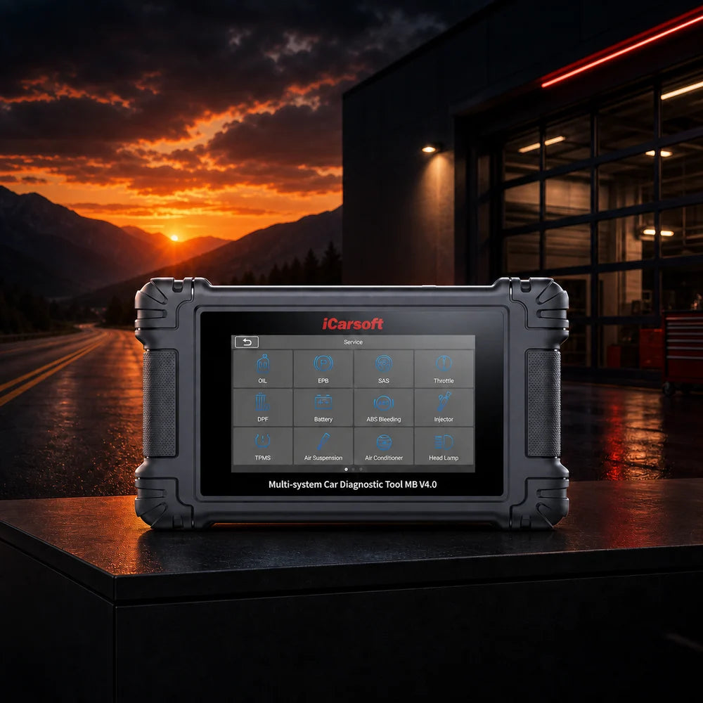 MB V4.0 diagnostic tool in the iCarsoft Labor Day campaign
