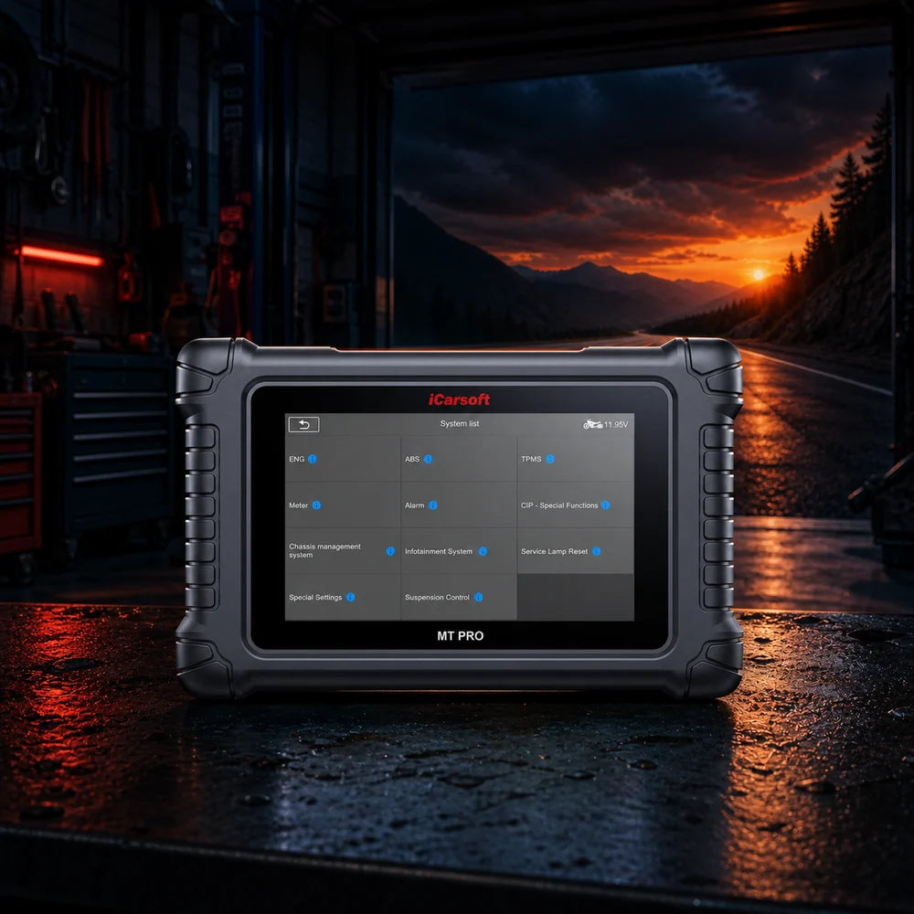 MT PRO diagnostic tool in the iCarsoft Labor Day campaign